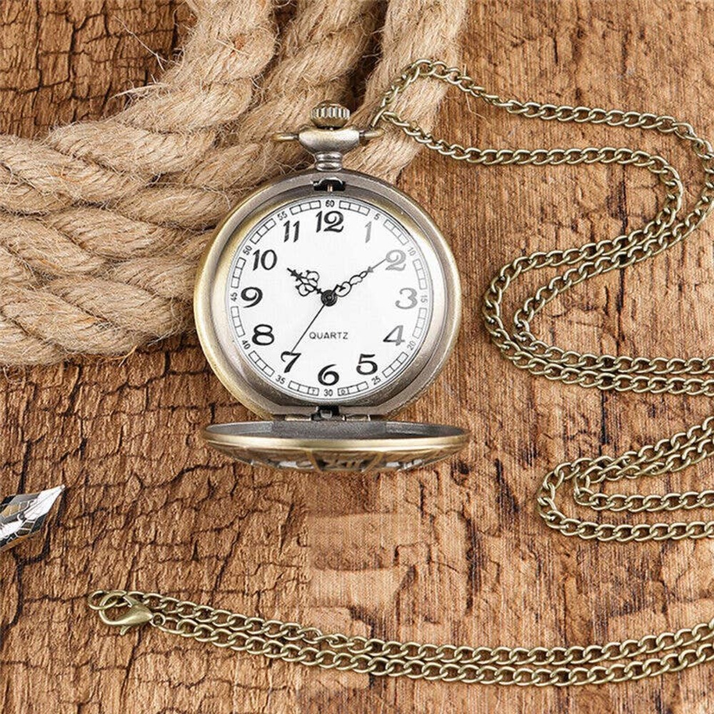 Spiderman NEW Pocket Watch Marvel Comic Fan Gift Spidey Antique Bronze - Picture 2 of 4